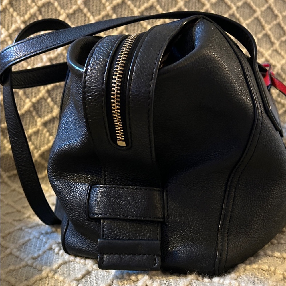 Tory Burch Black and Red Satchel - Picture 3 of 16